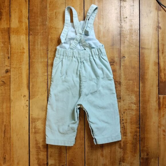 Healthtex overalls 18 months blue corduroy vintage pictures cotton spring easter - Picture 6 of 7